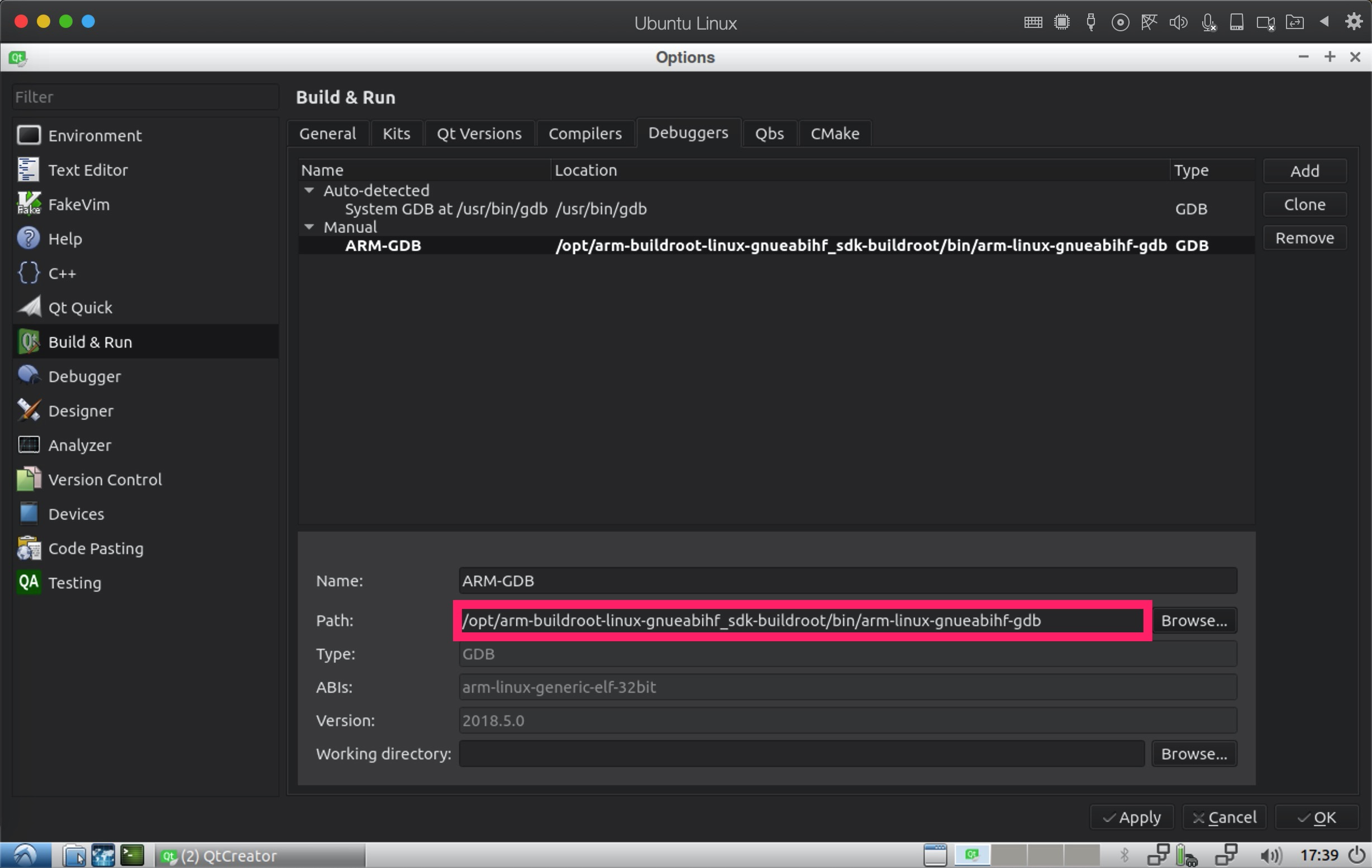 QTCREATOR_GDB