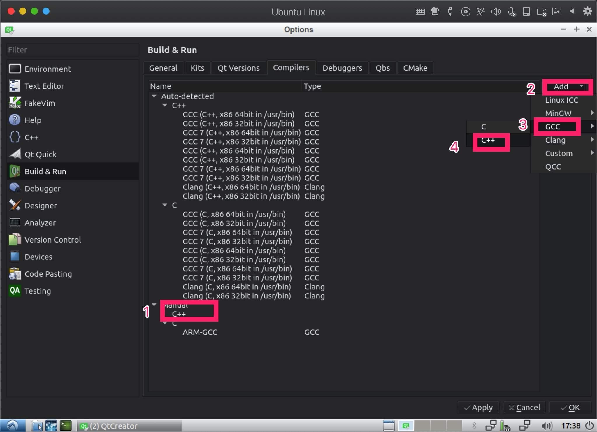 QTCREATOR_GCC